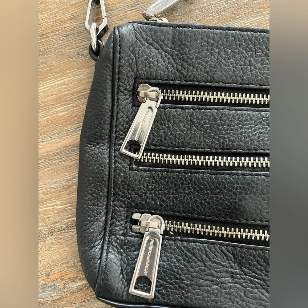 Black leather vintage Rebecca Minkoff Purse - Picture 4 of 7